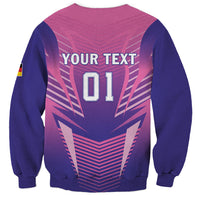 Personalized Germany 2024 Football Sweatshirt DFB Team Pink Version - Wonder Print Shop