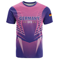 Personalized Germany 2024 Football T Shirt DFB Team Pink Version - Wonder Print Shop