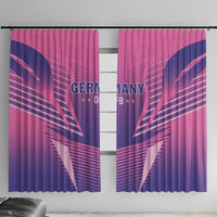 Germany 2024 Football Window Curtain DFB Team Pink Version - Wonder Print Shop