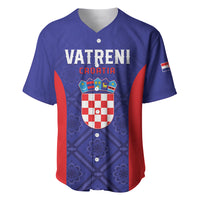 Personalized Croatia 2024 Football Baseball Jersey Hrvatska Vatreni - Wonder Print Shop