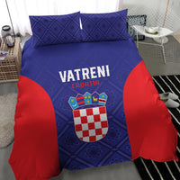 Croatia 2024 Football Bedding Set Hrvatska Vatreni - Wonder Print Shop