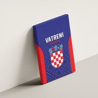 Croatia 2024 Football Canvas Wall Art Hrvatska Vatreni - Wonder Print Shop