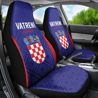 Croatia 2024 Football Car Seat Cover Hrvatska Vatreni - Wonder Print Shop