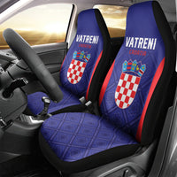 Croatia 2024 Football Car Seat Cover Hrvatska Vatreni - Wonder Print Shop