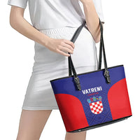 Croatia 2024 Football Leather Tote Bag Hrvatska Vatreni - Wonder Print Shop