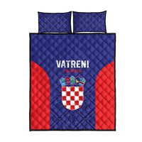 Croatia 2024 Football Quilt Bed Set Hrvatska Vatreni - Wonder Print Shop