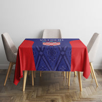 Croatia 2024 Football Tablecloth Hrvatska Vatreni - Wonder Print Shop