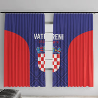 Croatia 2024 Football Window Curtain Hrvatska Vatreni - Wonder Print Shop
