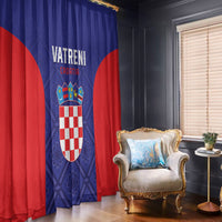 Croatia 2024 Football Window Curtain Hrvatska Vatreni - Wonder Print Shop