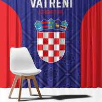 Croatia 2024 Football Window Curtain Hrvatska Vatreni - Wonder Print Shop