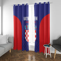 Croatia 2024 Football Window Curtain Hrvatska Vatreni - Wonder Print Shop