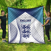 England 2024 Football Quilt Come On The Three Lions - Wonder Print Shop