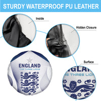 England 2024 Football Spare Tire Cover Come On The Three Lions - Wonder Print Shop