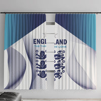 England 2024 Football Window Curtain Come On The Three Lions - Wonder Print Shop
