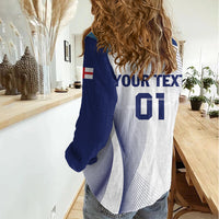 Personalized England 2024 Football Women Casual Shirt Come On The Three Lions - Wonder Print Shop