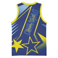 Personalized Country of Curacao Basketball Jersey Proud of Our Flag