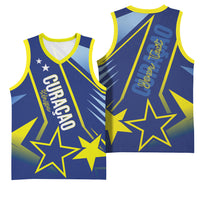 Personalized Country of Curacao Basketball Jersey Proud of Our Flag