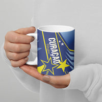 Personalized Country of Curacao Ceramic Mug Proud of Our Flag