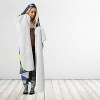 Country of Curacao Hooded Blanket Proud of Our Flag