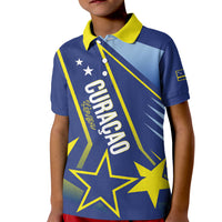 Personalized Country of Curacao Kid Polo Shirt Proud of Our Flag