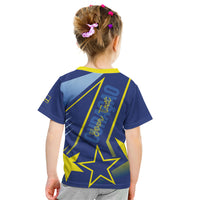 Personalized Country of Curacao Kid T Shirt Proud of Our Flag