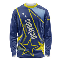 Personalized Country of Curacao Long Sleeve Shirt Proud of Our Flag