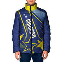 Personalized Country of Curacao Padded Jacket Proud of Our Flag