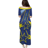 Personalized Country of Curacao Puletasi Proud of Our Flag
