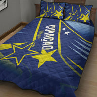 Country of Curacao Quilt Bed Set Proud of Our Flag