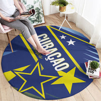 Country of Curacao Round Carpet Proud of Our Flag