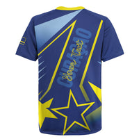 Personalized Country of Curacao Rugby Jersey Proud of Our Flag