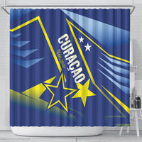 Country of Curacao Shower Curtain Proud of Our Flag