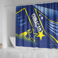 Country of Curacao Shower Curtain Proud of Our Flag