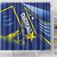 Country of Curacao Shower Curtain Proud of Our Flag