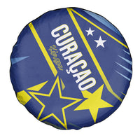 Country of Curacao Spare Tire Cover Proud of Our Flag