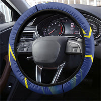 Country of Curacao Steering Wheel Cover Proud of Our Flag