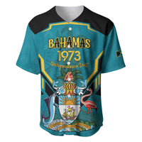 Personalized Bahamas 1973 Baseball Jersey Happy Independence Day