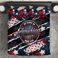No Kings In America Since 1776 Bedding Set Grunge Style - Wonder Print Shop