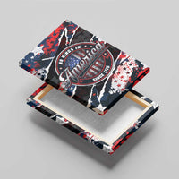 No Kings In America Since 1776 Canvas Wall Art Grunge Style - Wonder Print Shop