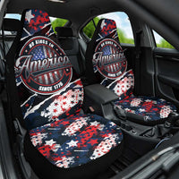 No Kings In America Since 1776 Car Seat Cover Grunge Style - Wonder Print Shop