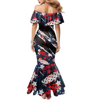 No Kings In America Since 1776 Family Matching Mermaid Dress and Hawaiian Shirt Grunge Style - Wonder Print Shop