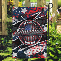 No Kings In America Since 1776 Garden Flag Grunge Style - Wonder Print Shop