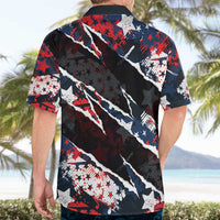 No Kings In America Since 1776 Hawaiian Shirt Grunge Style - Wonder Print Shop