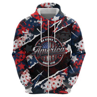 No Kings In America Since 1776 Hoodie Grunge Style - Wonder Print Shop