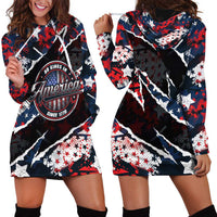 No Kings In America Since 1776 Hoodie Dress Grunge Style - Wonder Print Shop