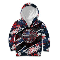 No Kings In America Since 1776 Kid Hoodie Grunge Style - Wonder Print Shop
