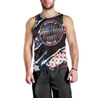 No Kings In America Since 1776 Men Tank Top Grunge Style - Wonder Print Shop
