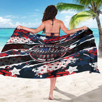 No Kings In America Since 1776 Sarong Grunge Style - Wonder Print Shop