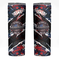 No Kings In America Since 1776 Skinny Tumbler Grunge Style - Wonder Print Shop
