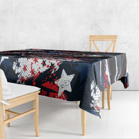 No Kings In America Since 1776 Tablecloth Grunge Style - Wonder Print Shop